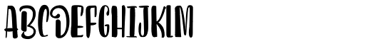 Enjoy DEMO Caps font specimen
