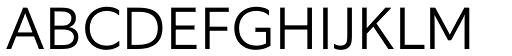 Equip Light font specimen