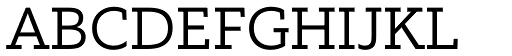 Equip Slab Light font specimen