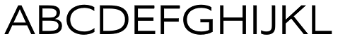 EquipExtended Light font specimen