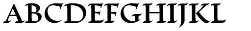 Escritura Hebrew Demi Bold font specimen