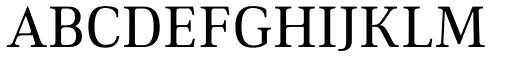 Ethos Regular font specimen