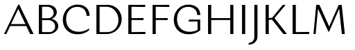 Excentra Pro Light font specimen
