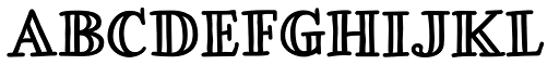 Extra Extra Engraved font specimen