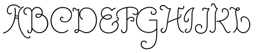 Feldman Engraver Std font specimen