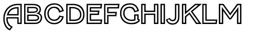Fenwick Outline font specimen