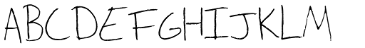 Fill Meijer font specimen