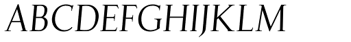 Fnord Twenty-Three Italic font specimen
