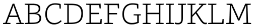 Foro ExtraLight font specimen