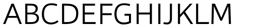 Foro Sans Light font specimen
