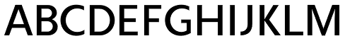 FR Hopper 430 font specimen