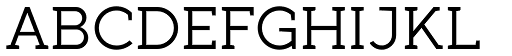 Full Slab LC 50 Book font specimen
