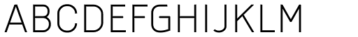 Genome Light font specimen