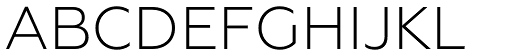 Geometria Light font specimen