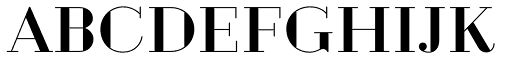 Geotica Three font specimen