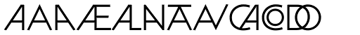 Germania Ligatur font specimen
