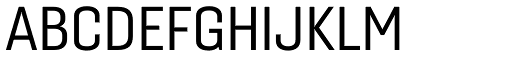 Gineso Normal Regular font specimen