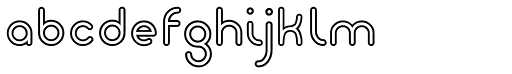 Giro Outline font specimen