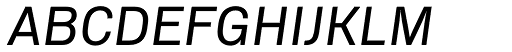 Godfrey DEMO Italic font specimen