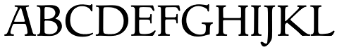 Goudita Serial font specimen
