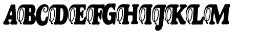Goudy Fancy Cond Heavy Italic font specimen