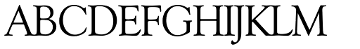 Goudy Serial font specimen