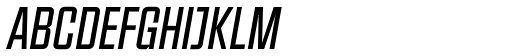 Grand Italic font specimen