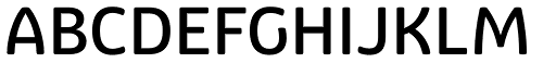 Graviola Soft Medium font specimen
