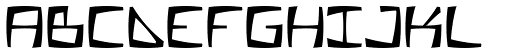 Grumpfh font specimen