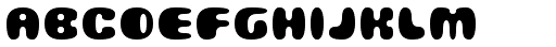 Gubblebum Black font specimen