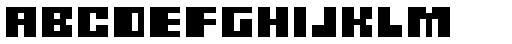 Gubblebum Blackn Blocky font specimen