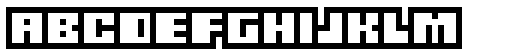 Gubblebum Blocky font specimen