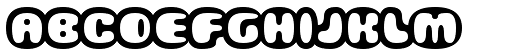 Gubblebum font specimen