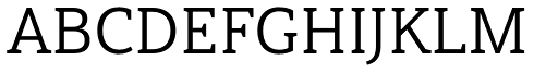Haboro Slab Normal Regular font specimen