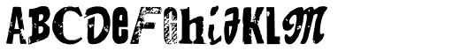 Hand Print Stamp Rough Regular DEMO font specimen