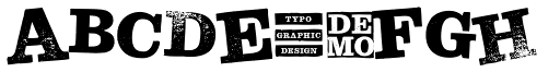 Hand Stamp Slab Serif Rough Mix DEMO font specimen
