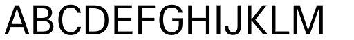 Hans Grotesque Regular font specimen