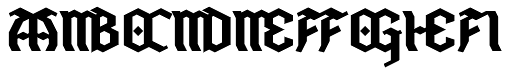 Hefeweizen DTD Alt Ligatures font specimen