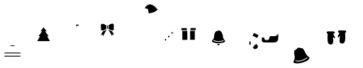 Hello Christmas Fill font specimen