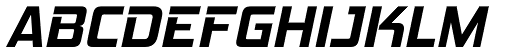 Hemi Head Bold Italic font specimen