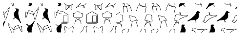 Hogar Slab Patterns font specimen