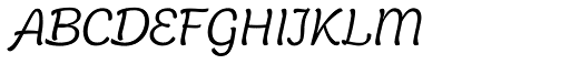 Holden Light Italic font specimen