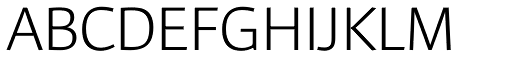 Impara Light font specimen