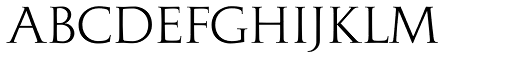 Imperia D font specimen