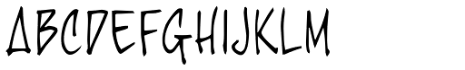 joeHand 1 font specimen