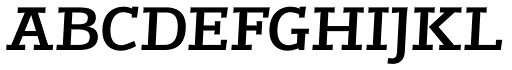 Jutlandia Slab Bold Italic font specimen