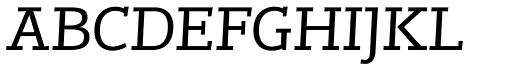 Jutlandia Slab Italic font specimen