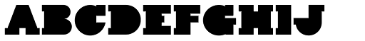 Kaine Block font specimen