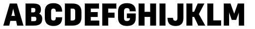 Kelson Extra Bold font specimen