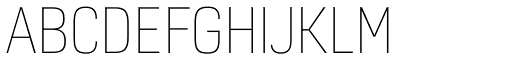 Kelson Thin font specimen
